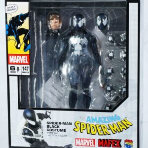 Mafex Spiderman Black Costume
